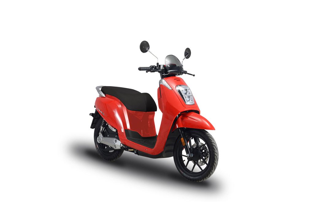 Moto Eléctrica Ecooter E-Viball Rojo