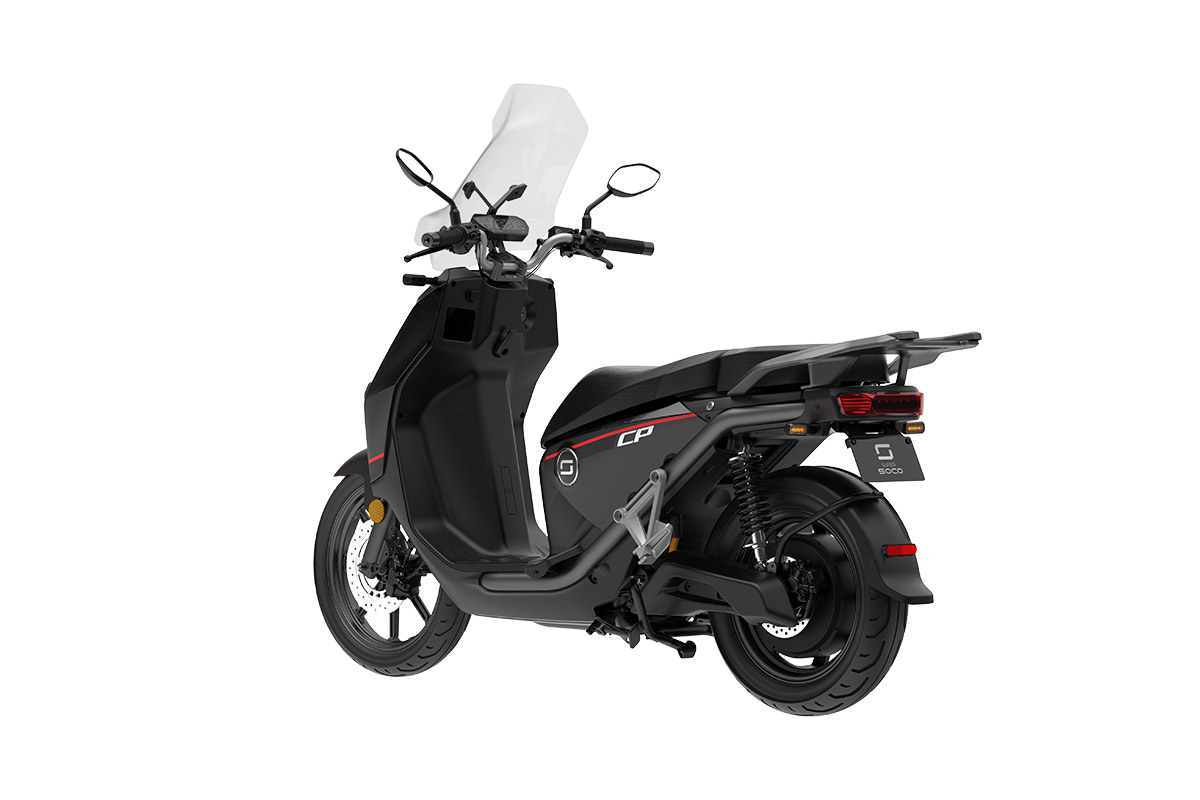 Scooter eléctrico supersoco cpx Negro