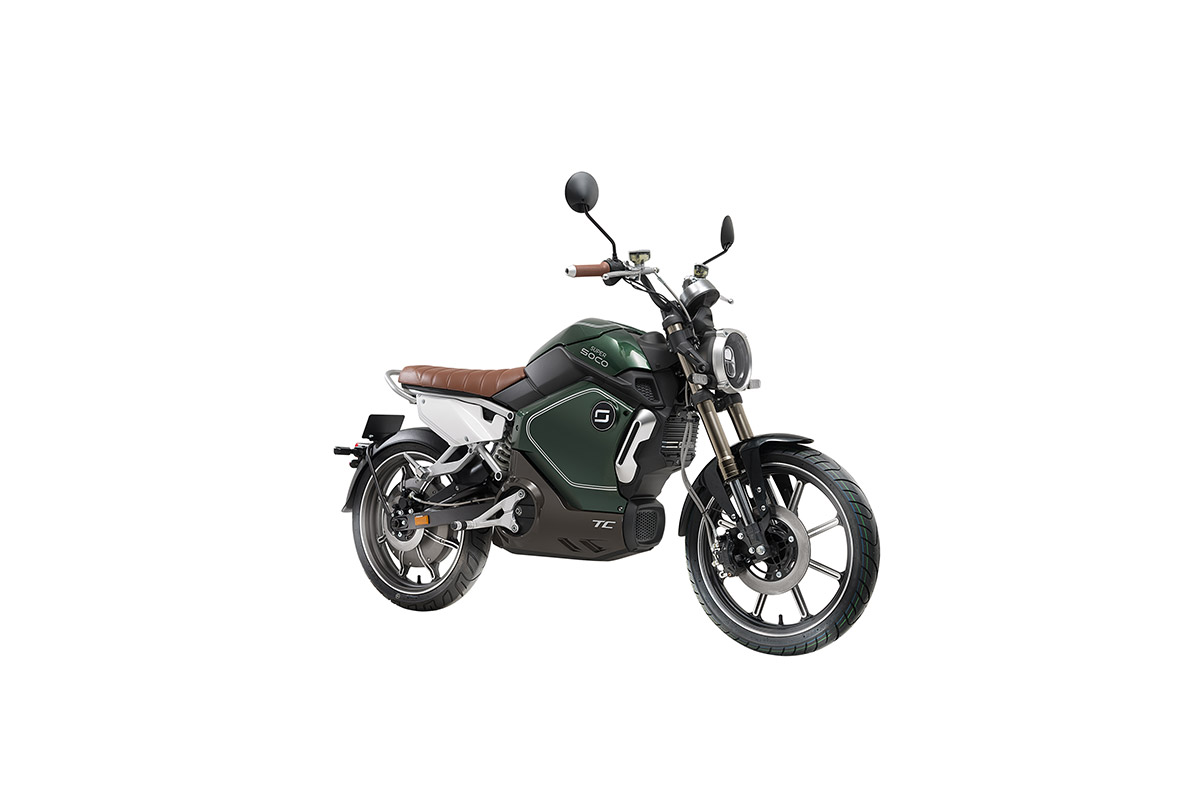 Moto eléctrica Super Soco TC50 Verde