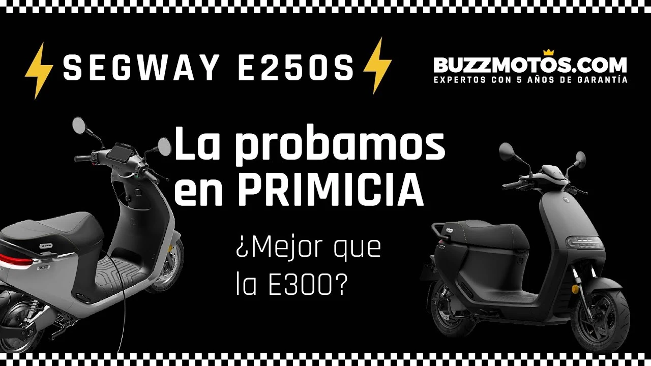 moto eléctrica segway e205s prueba real buzz motos