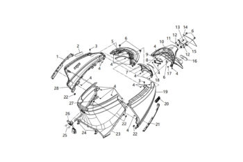 Paneles de asiento envolvente
